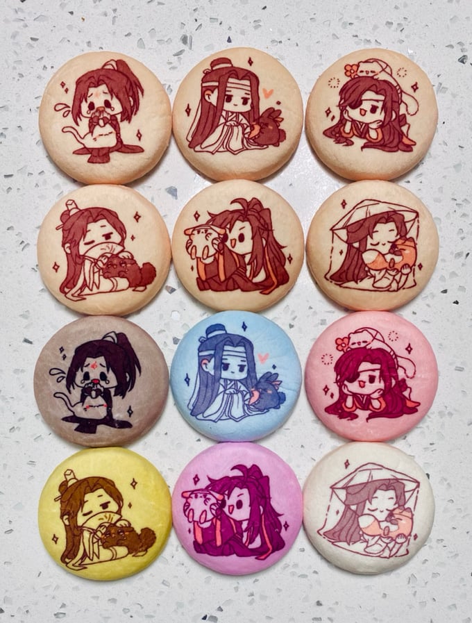 Image of MXTX Cookie Pin Badge [IN HANDS]