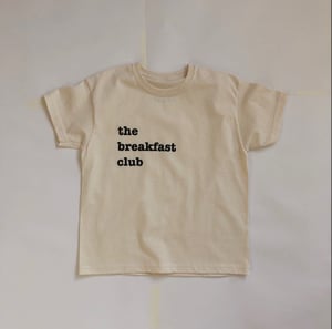 Breakfast T-shirt Raw Cotton