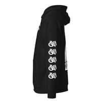 Image 5 of Black Cargo  -  Contemporary Urban Art Apparel for the Woke  - Sight - Unisex eco raglan hoodie