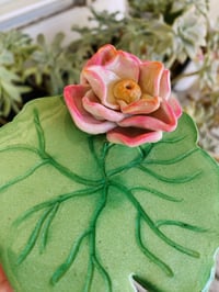 Image 2 of Lily Pad Trinket Dish/Incense Holder