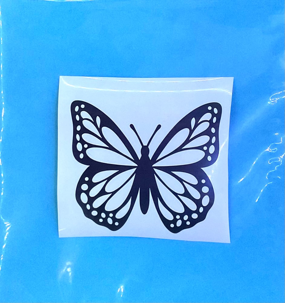 Image of Butterfly Decal (app. 6x6in)