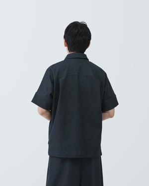 Image of TRAN - 丹寧盤釦襯衫