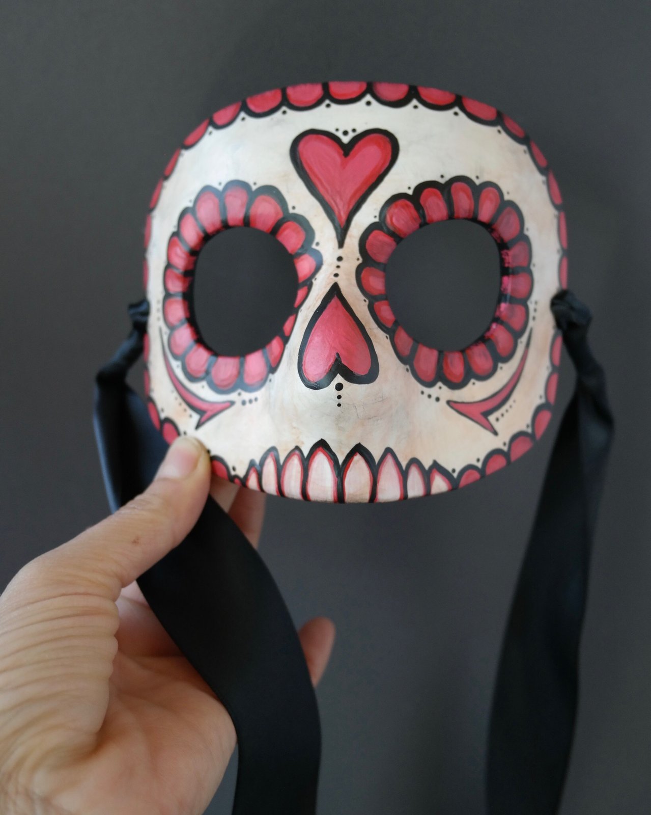 Original, one of a online kind Skull cap mask