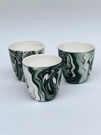 Image 5 of Green marbled tumbler 