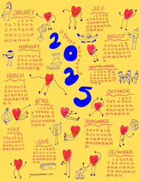 2025 Goopy Banana Calendar 