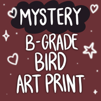 B-Grade Mystery Bird Art Print