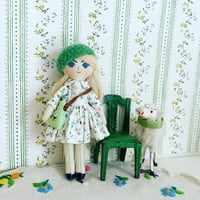 Image 1 of Tiny Handmade Doll 4" traveller A
