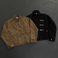 Image 4 of Airplane Button Jacket Work Jacket 2025 American Harajuku Men Personalized Splicing Korean Fashion V