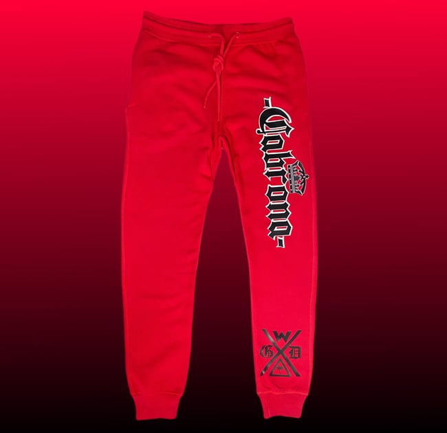 Red "Cabrona" Jogger Women