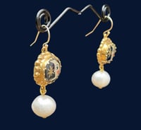 Image 4 of Moon and Star Earrings 