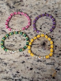 Image 6 of Heishi Love Bracelet