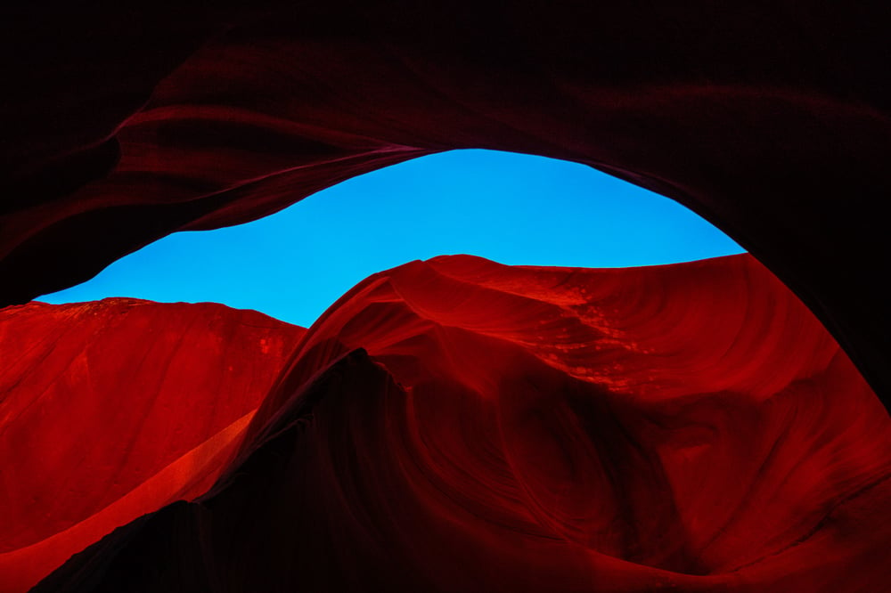 Image of Featured Landscape: ANTELOPE CANYON SKY ARCH, PAGE ARIZONA, NO. 3442