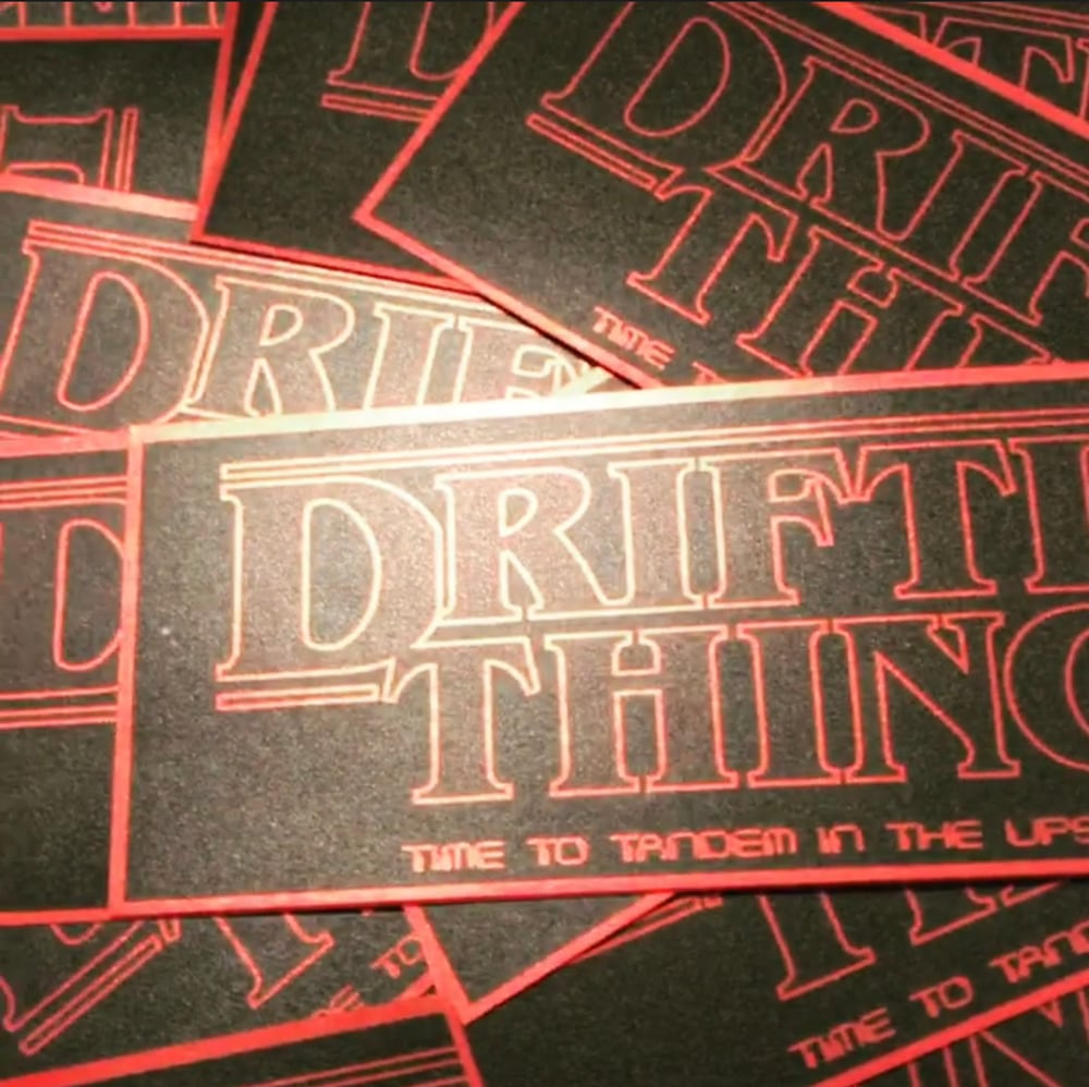 DRIFTING THINGS (red chrome / matte finish)