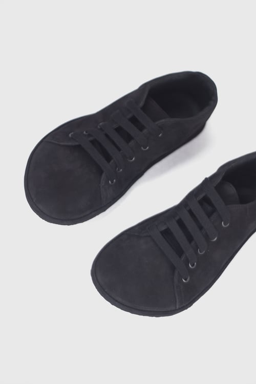 Image of Barefoot sneakers in Black Nubuck