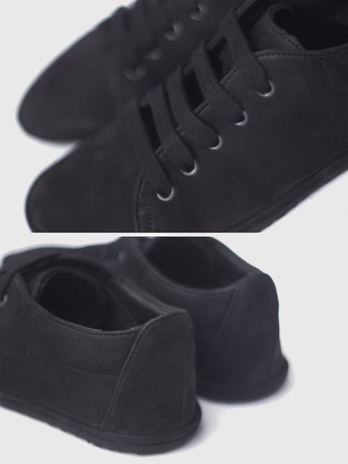 Image of Barefoot sneakers in Black Nubuck