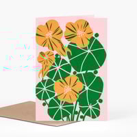 Image 1 of Nasturtium Card