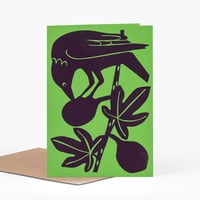 Image 1 of Crow Card