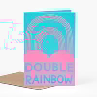 Double Rainbow Card