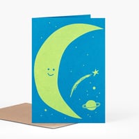 Image 1 of Friendly Moon Card