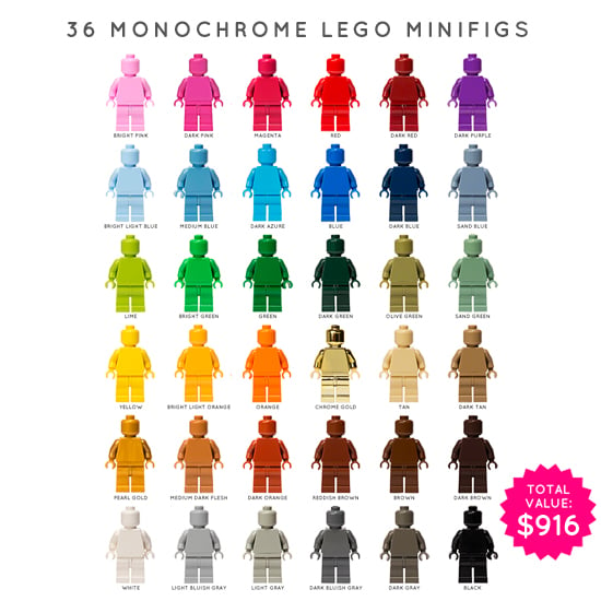 Image of SET OF 36 LEGO MONOFIGS