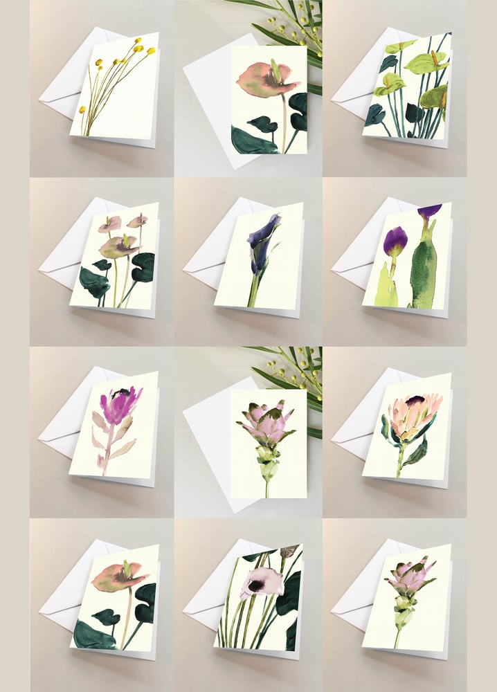 Image of 10 Small folded cards