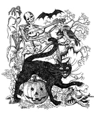 Image 1 of A Night on halloween (artist copies)