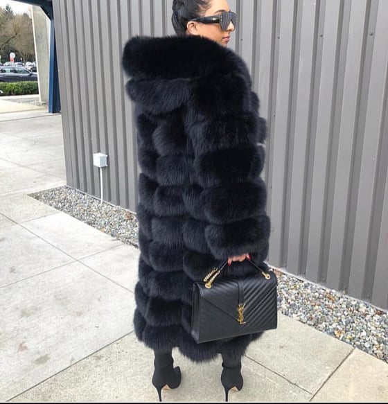 Image of Custom Fox Fur Coat (3 in 1)