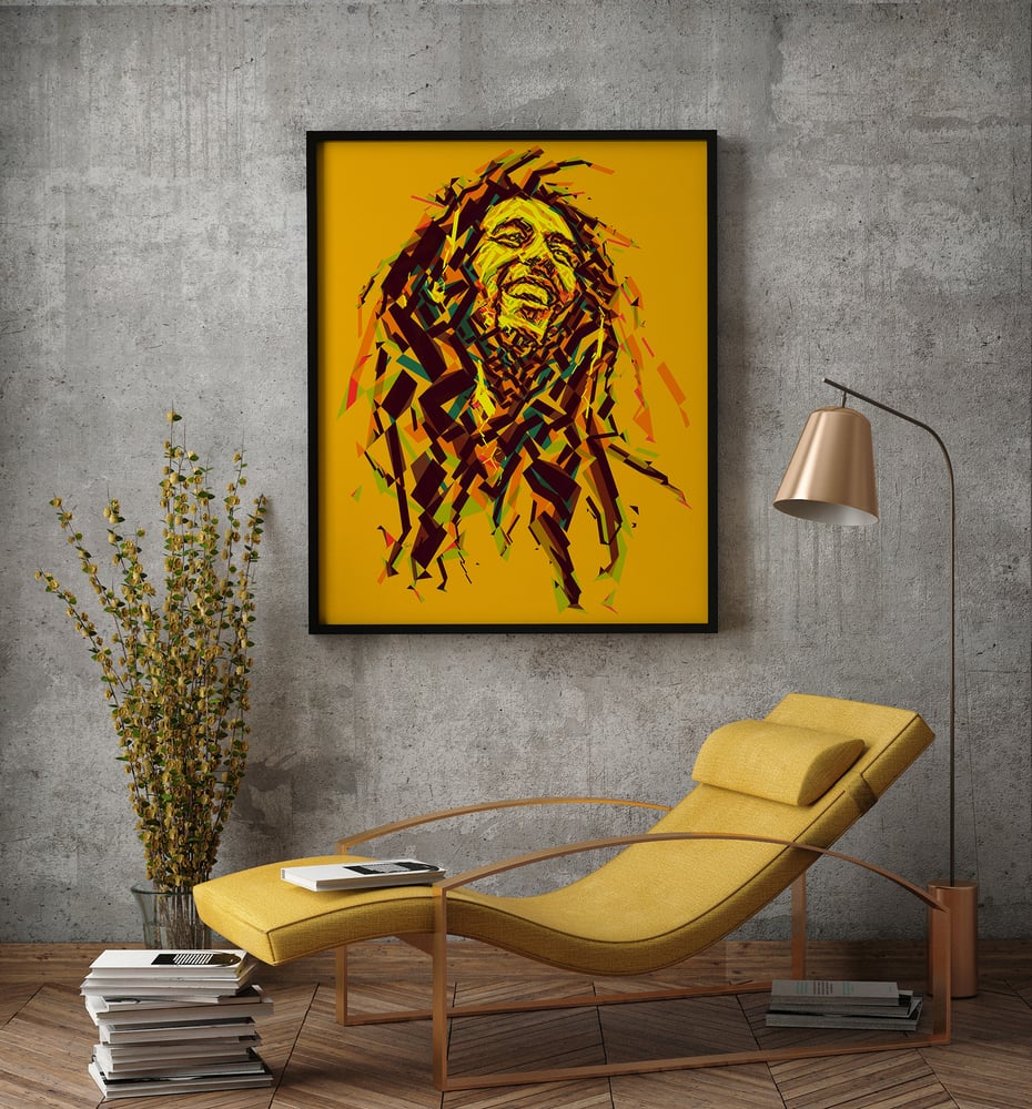 Positive vibration - Bob Marley portrait (Limited edition fine art ...