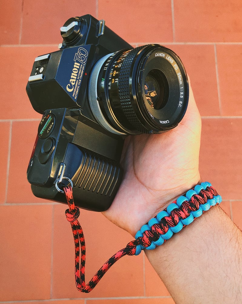 Image of 2 color single camera straps