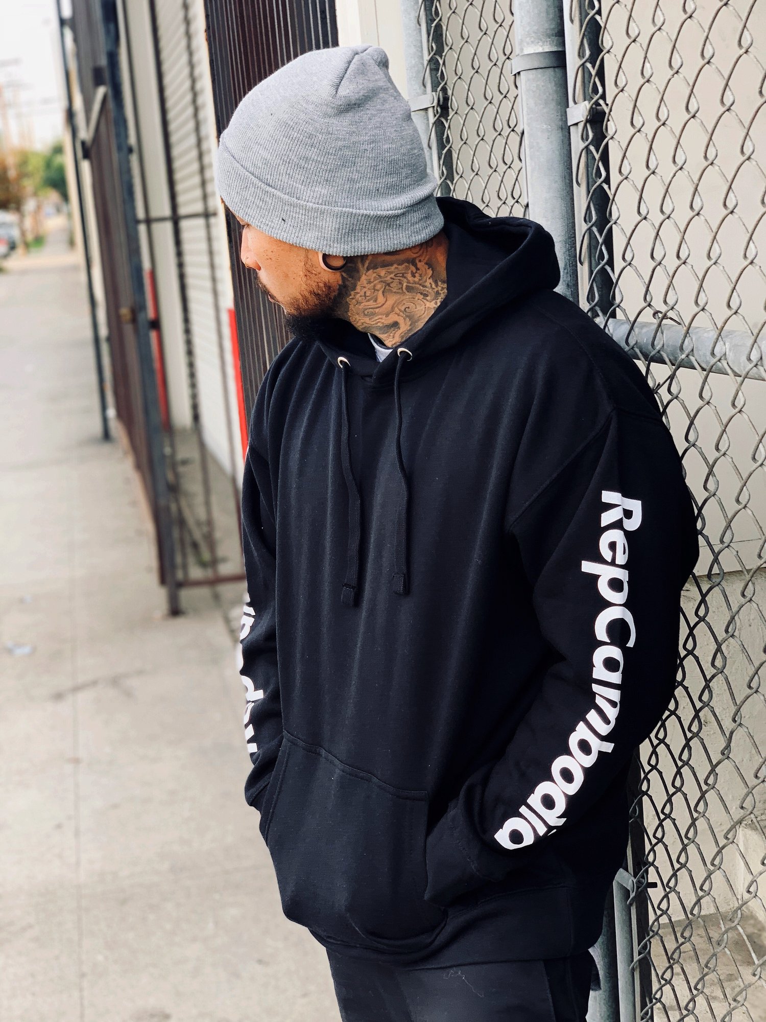 Image of RepCambodia Sleeve Print Hoodie