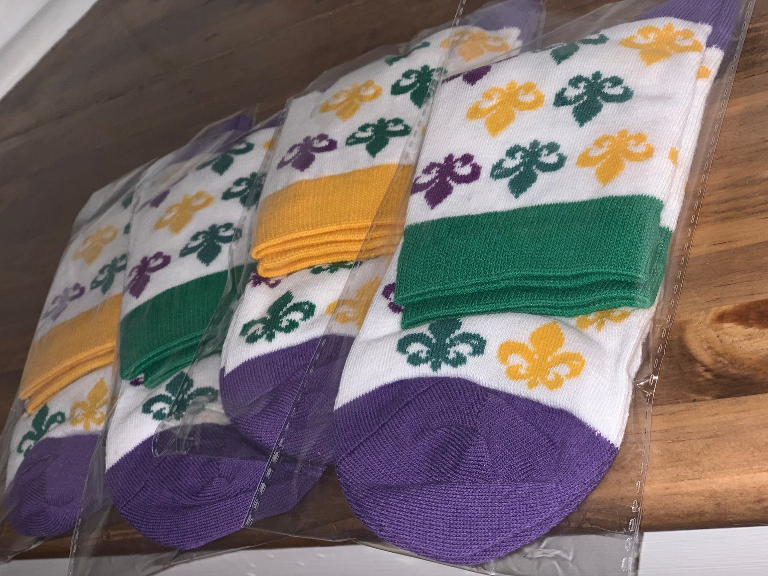 mardi gras socks wholesale