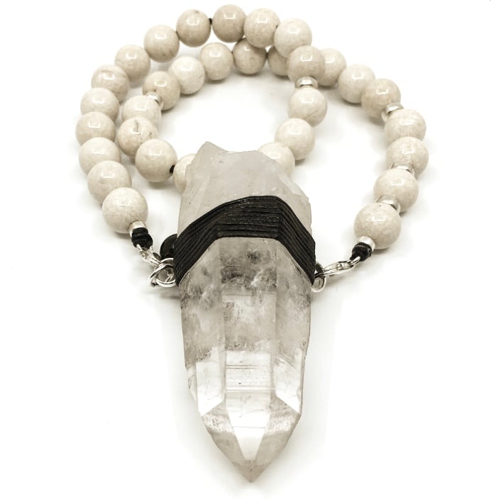 Image of Riverstone Choker 33 with Lemurian