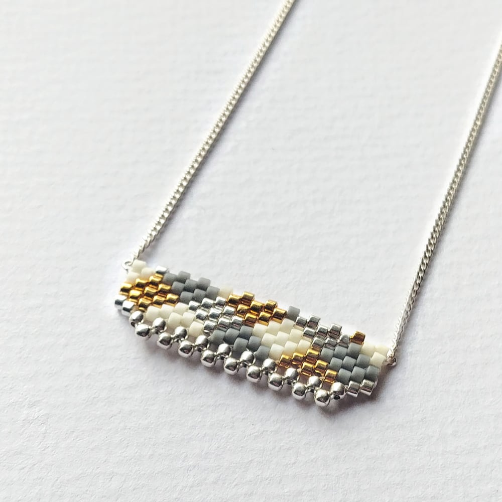 Image of COLLIER Argent doré "UNTASH"