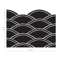 Image 2 of Fensterfolie Milchglas geometrisch