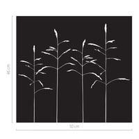 Image 2 of Sichtschutz Folie mit Motiv, Milchglasfolie dekorativ Gräser
