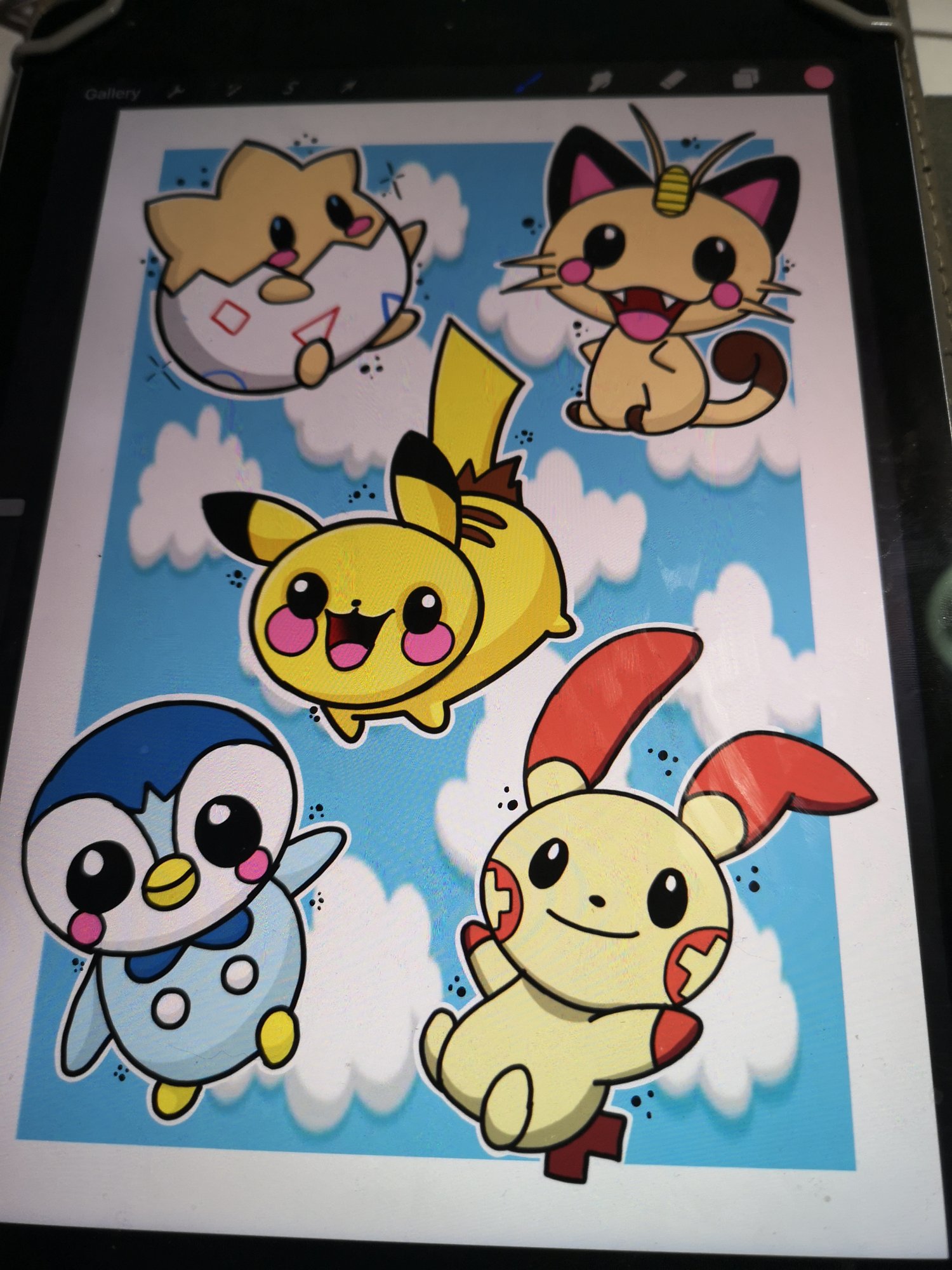 Image of Cute Pokemon flash sheet