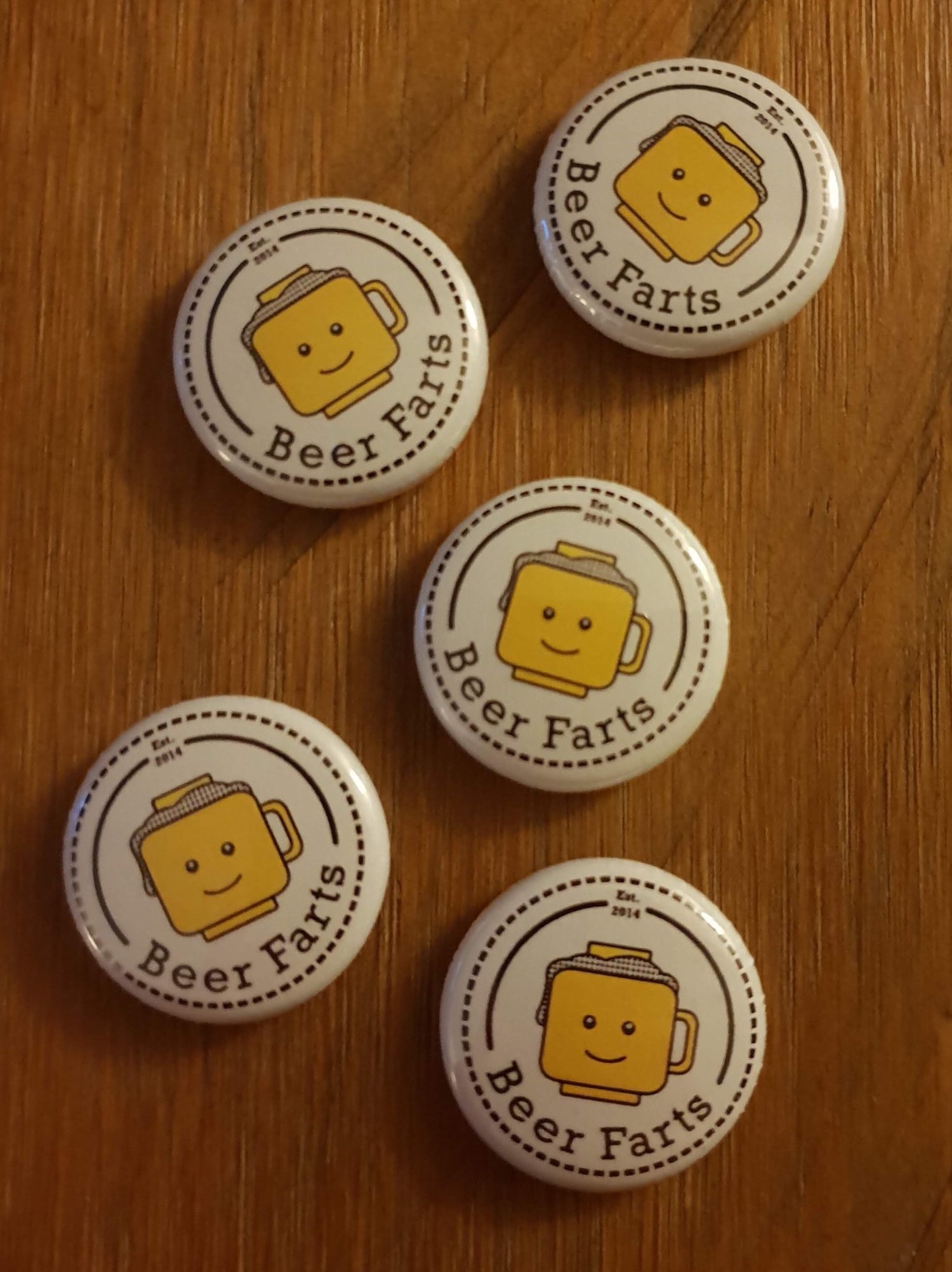 Image of Beer Farts Button Badges