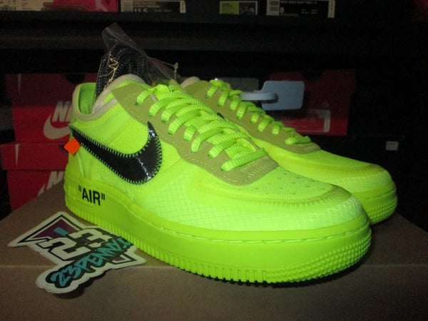 Air Force 1 Low x off-White "Volt" - areaGS - KIDS SIZE ONLY