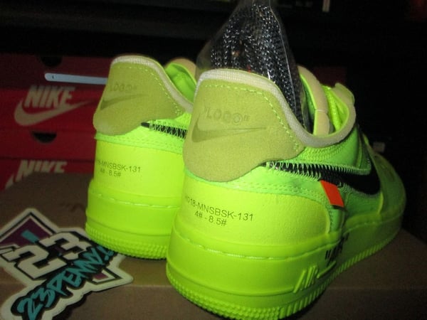 Air Force 1 Low x off-White "Volt" - areaGS - KIDS SIZE ONLY