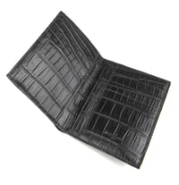 Image 2 of Mod. Marco - Black Niloticus Crocodile Wallet 