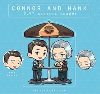 Image 3 of Connor and Hank Acrylic charm