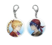 Image 2 of Chrono Cross: Serge and Kid Acrylic charm