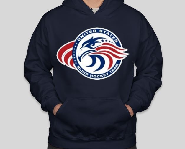 Image of USA Blind Hockey Hoodies - SHIPPING INCLUDED!