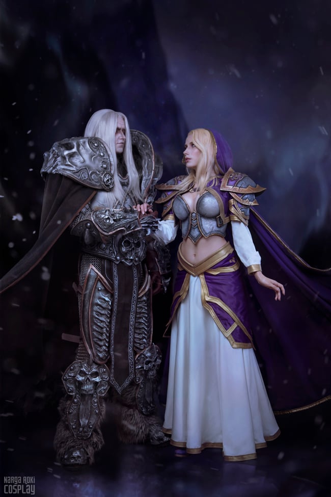 Arthas And Jaina Romantic Print Poster Narga Aoki Print Store