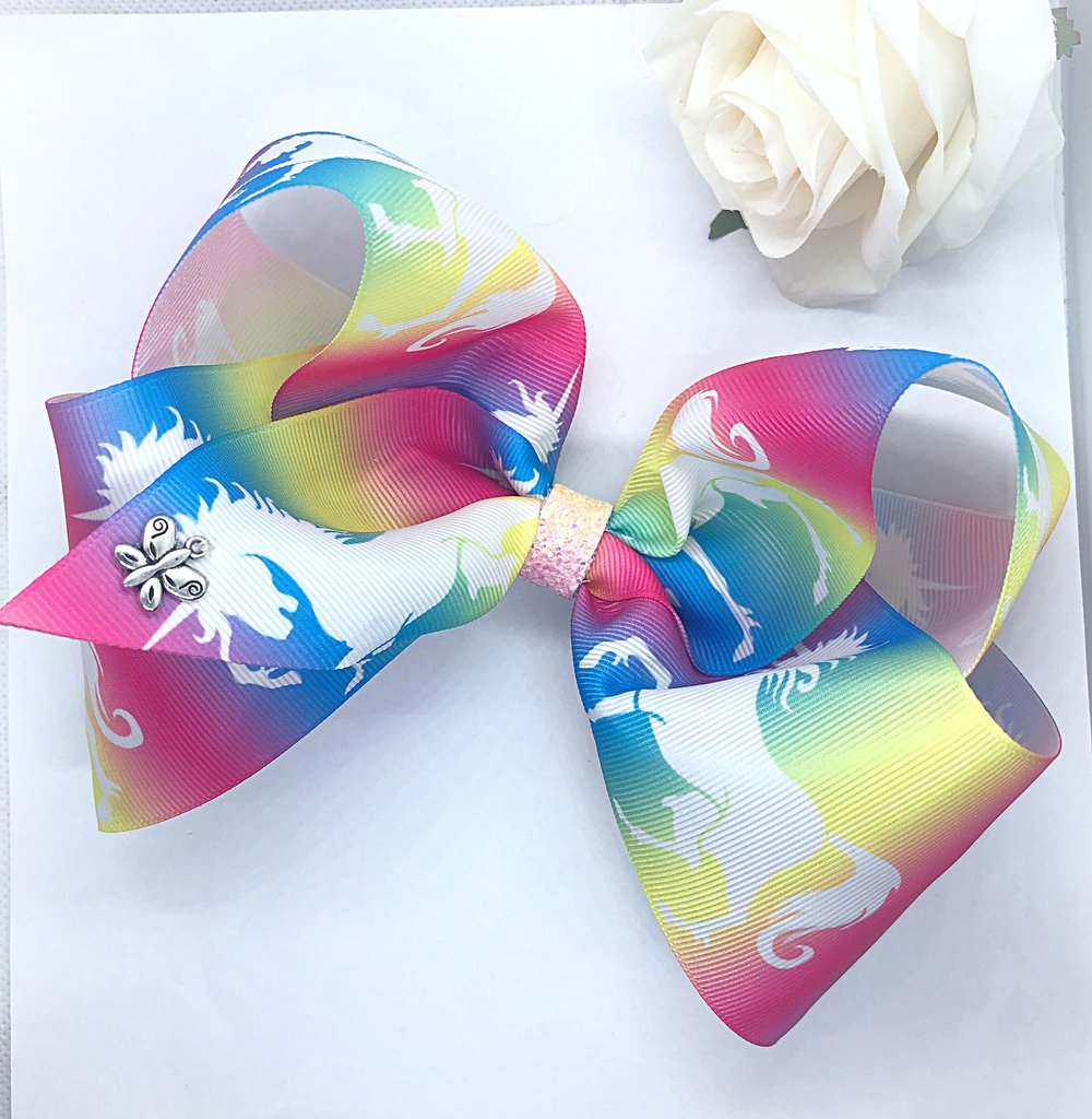 Image of Huge JJ style classic unicorn Bow