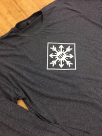 Image 3 of Unisex Diamond Snowflake - Long sleeve