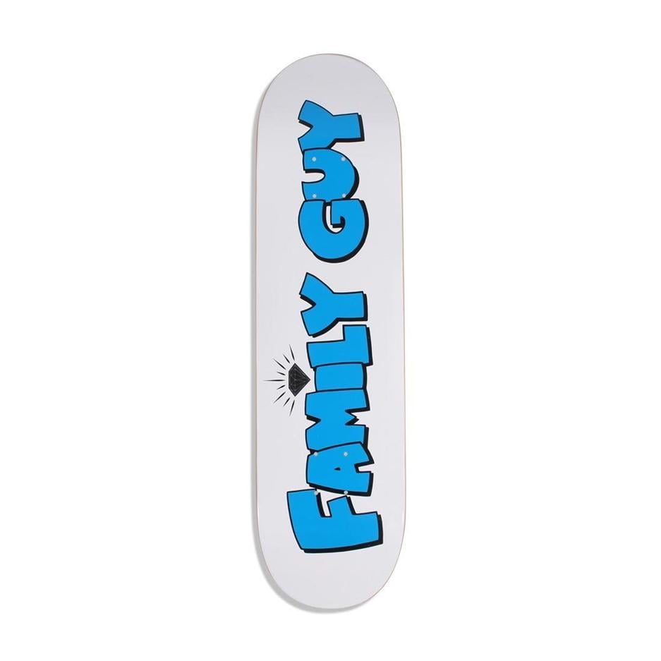 Image of Diamond x Family Guy 8.25" Skateboard Deck - White