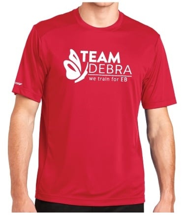 Image of TEAM DEBRA Athletic Training T-Shirt (short sleeve)