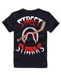 Image 1 of STREET SHARKS TEE BLACK
