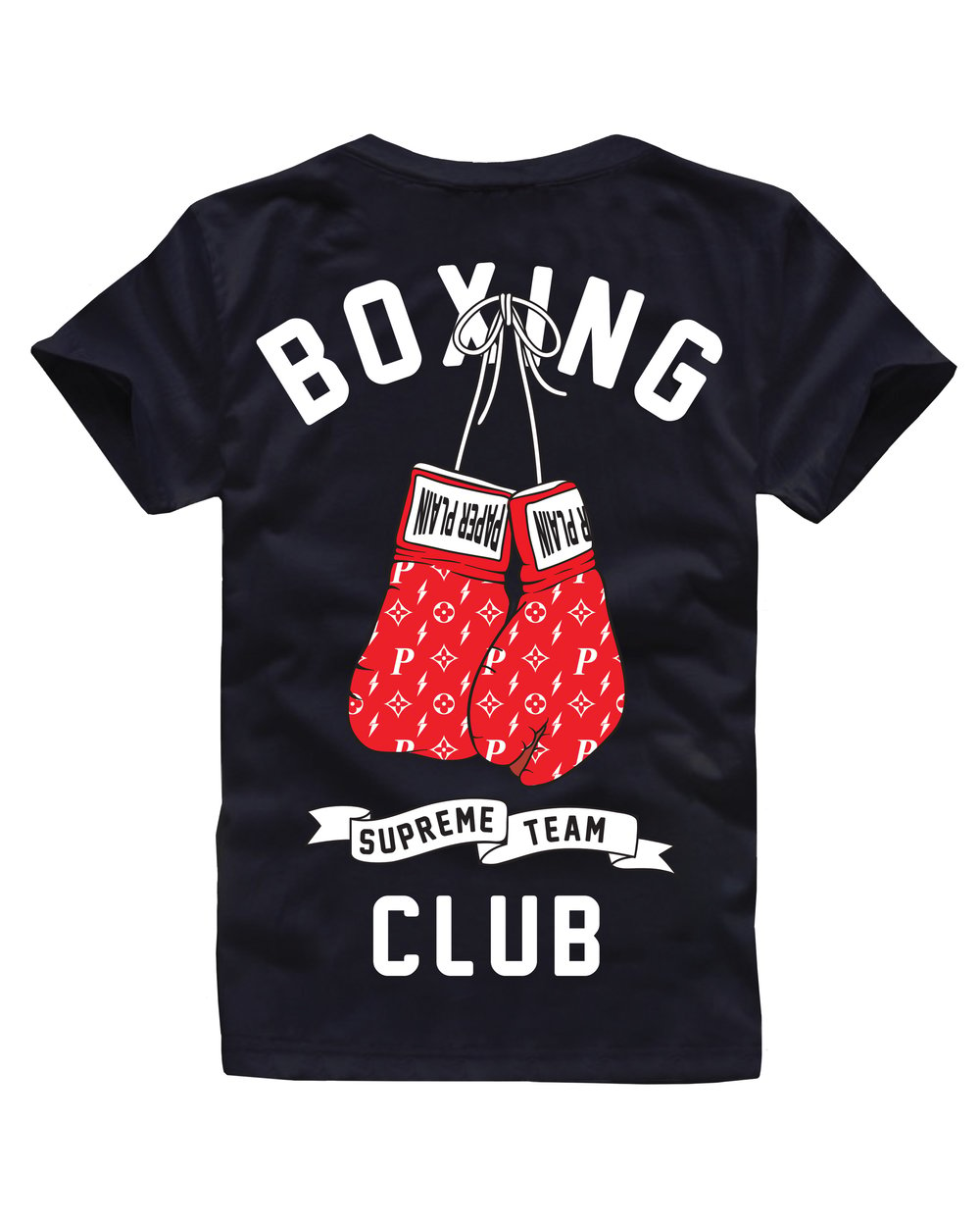 BOXING CLUB TEE BLACK